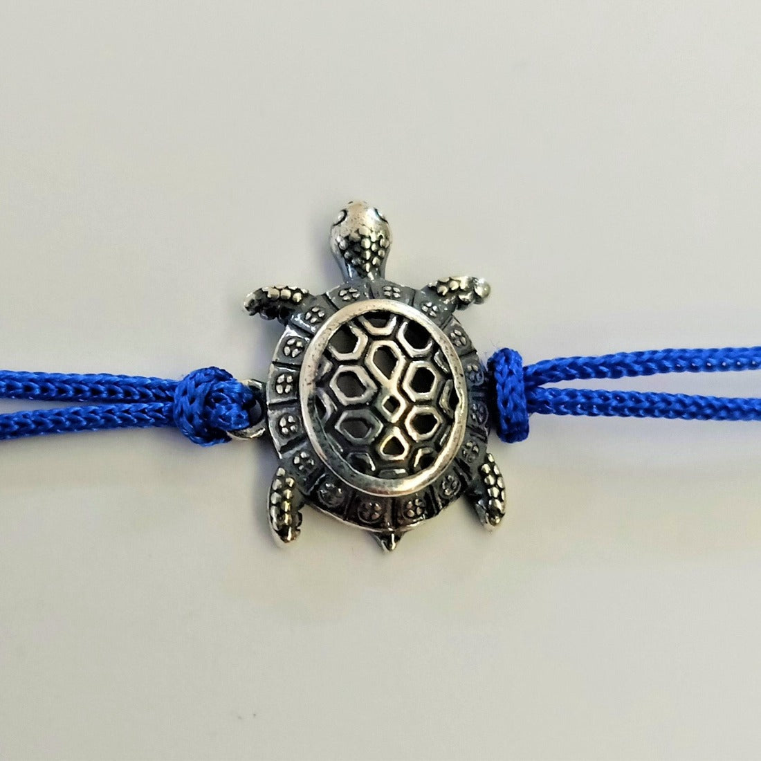 Blisse Allure Sterling Silver Antique Tortoise Rakhi for Brother