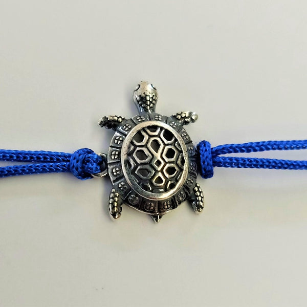 Blisse Allure Sterling Silver Antique Tortoise Rakhi for Brother