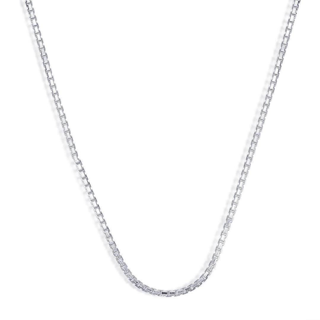 Blisse Allure 925 Sterling Silver Box Chain For Men and Women