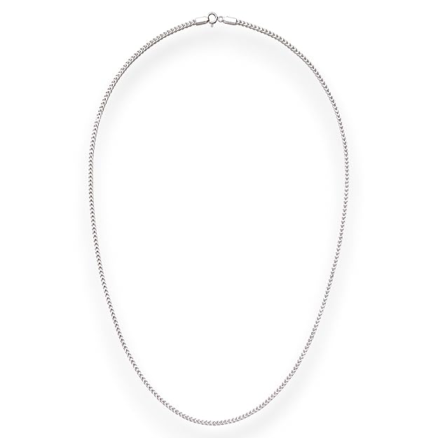 Blisse Allure 925 Sterling Silver Herringbone Chain For Men and Women