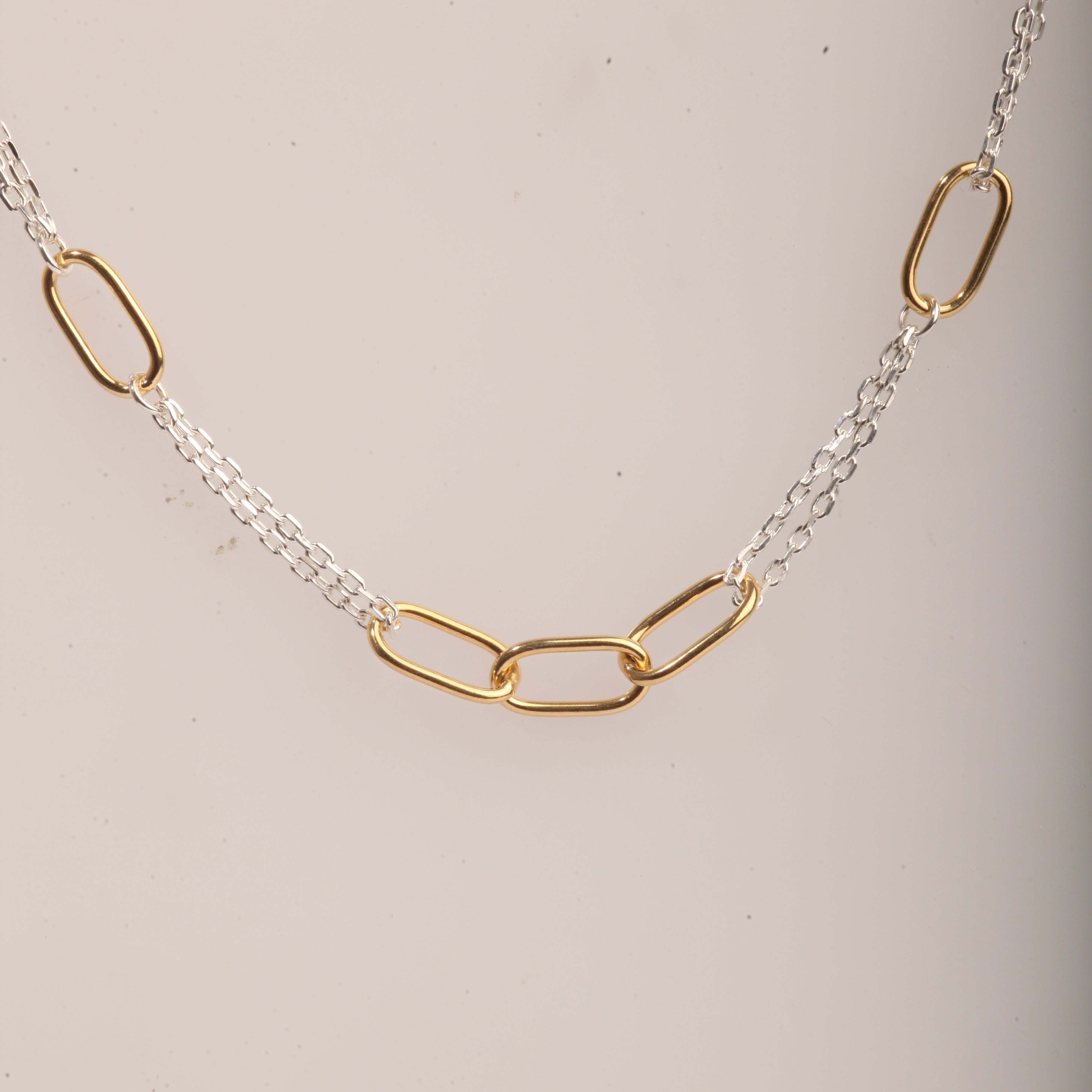 Italian Gold 2.5mm Double Flat Link Necklace in Hollow 14K Gold | Zales
