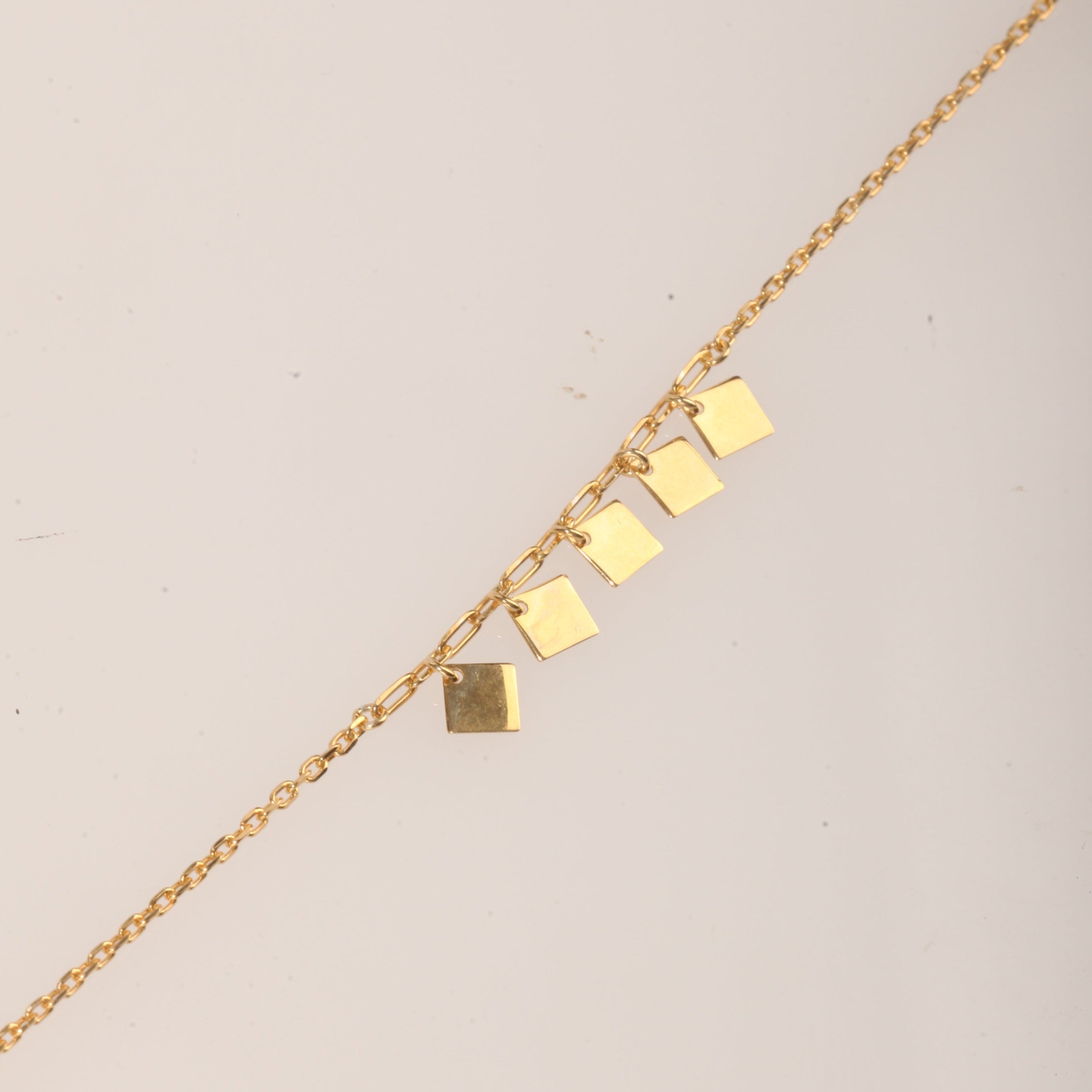 Blisse Allure Gold Link Bracelet