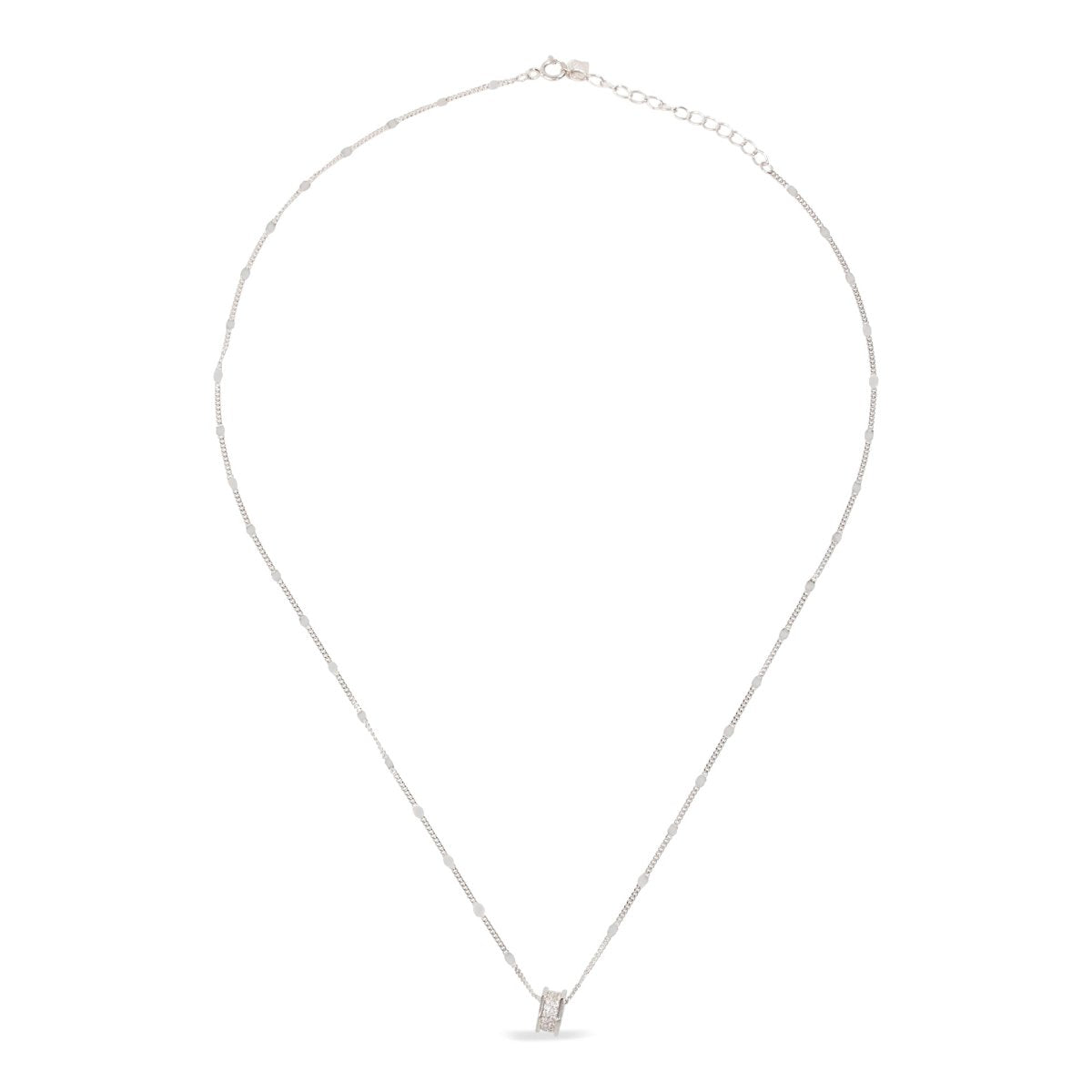 Blisse Allure Sterling Silver Pendant Necklace.