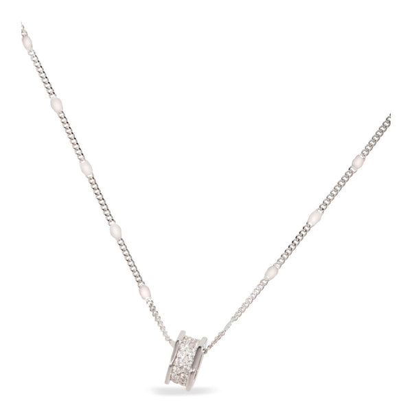 Blisse Allure Sterling Silver Pendant Necklace.