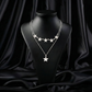 Blisse Allure Sterling Silver Clavicle Layered Star Necklace