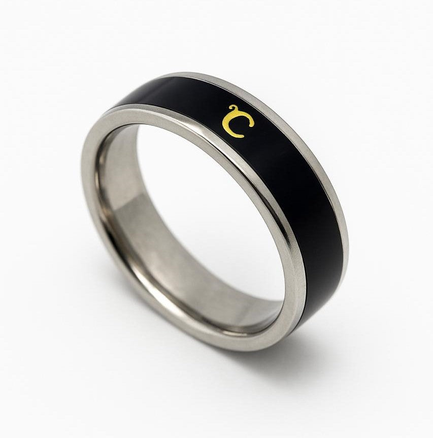 Blisse Allure 925 Sterling silver Aura Temp Band Ring For Men
