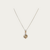 Beautiful crystal pendent Necklace - Yellow