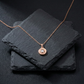 Blisse Allure Rose Gold Love Pendant Necklace