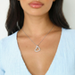 Blisse Allure Sterling Silver Heart Pendant Necklace