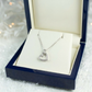 Blisse Allure Sterling Silver Heart Pendant Necklace