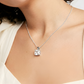 Beautiful crystal pendent Necklace - White