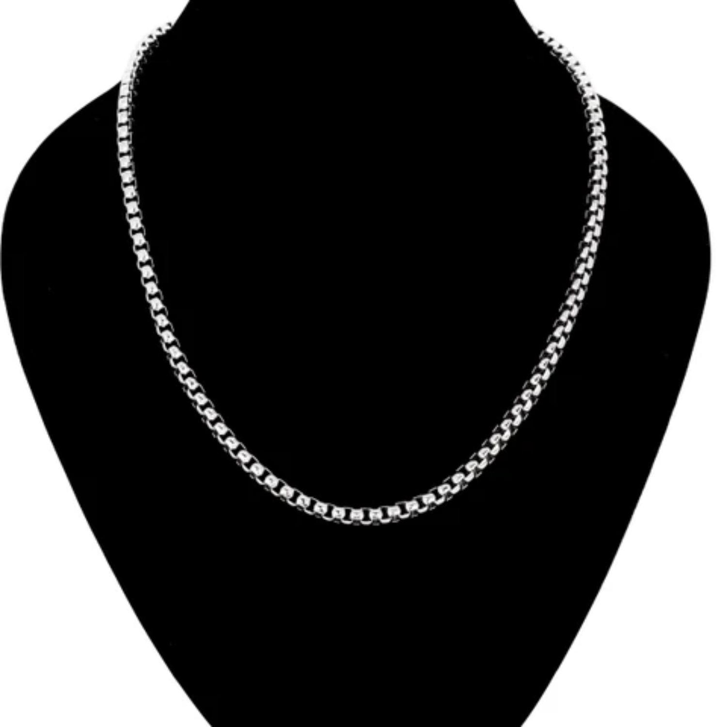 Blisse Allure 925 Sterling Silver Box Chain For Men and Women