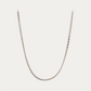 Triple Tone Box Link Chain Necklace for Women - Blisseallure.in