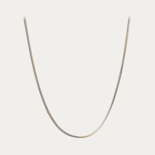 Triple Tone Snake Chain Necklace for Women - Blisseallure.in