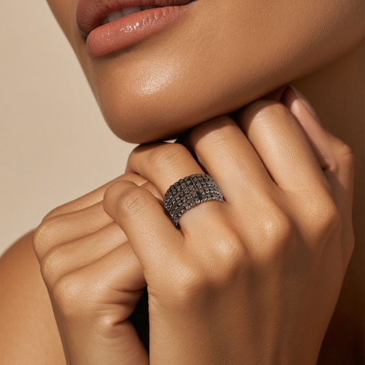 Blisse Allure 925 Sterling Silver Finger Ring Band