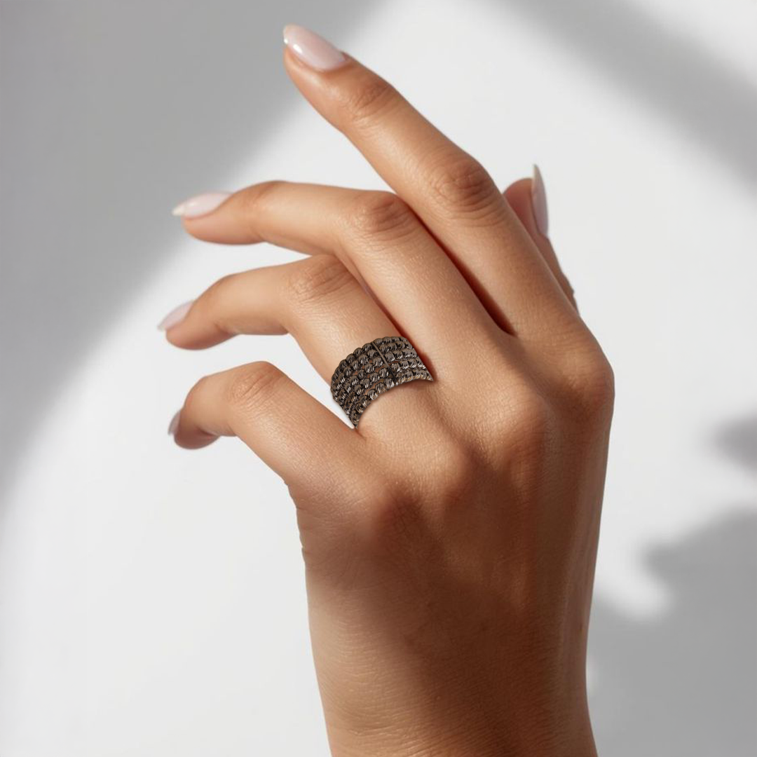 Blisse Allure 925 Sterling Silver Finger Ring Band