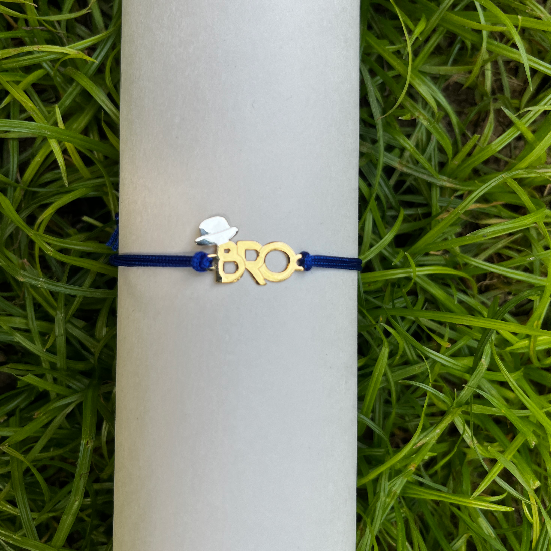 Blisse Allure Sterling Silver Two Toned bro Rakhi for Brother.
