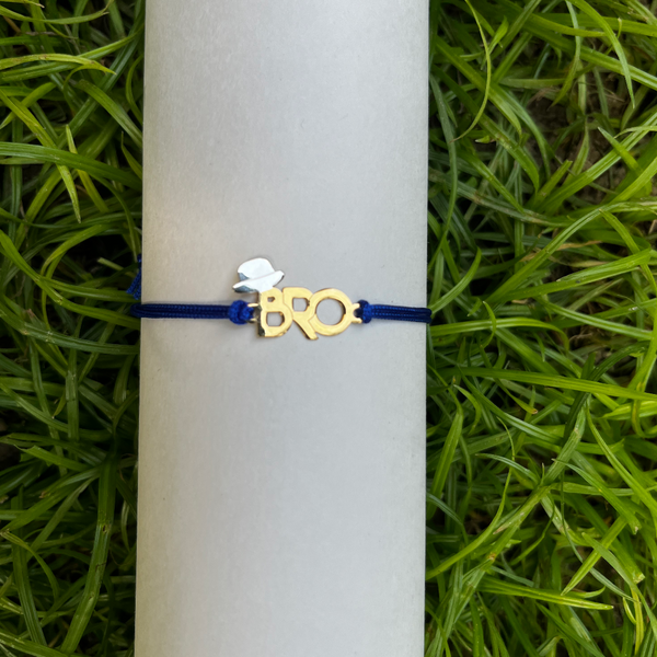 Blisse Allure Sterling Silver Two Toned bro Rakhi for Brother.