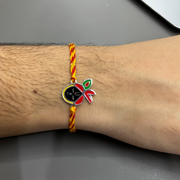 Blisse Allure Sterling Silver Krishna Rakhi for your Brother