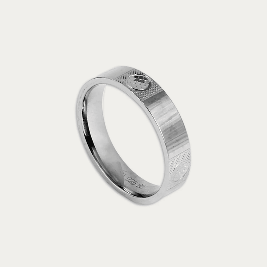 Ring with Circular Jali Design - Blisseallure.in