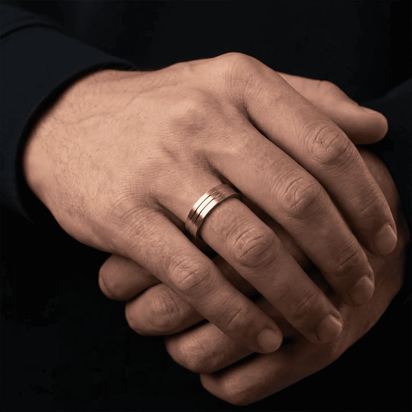 Ring with Gold Finish for Men - Blisseallure.in