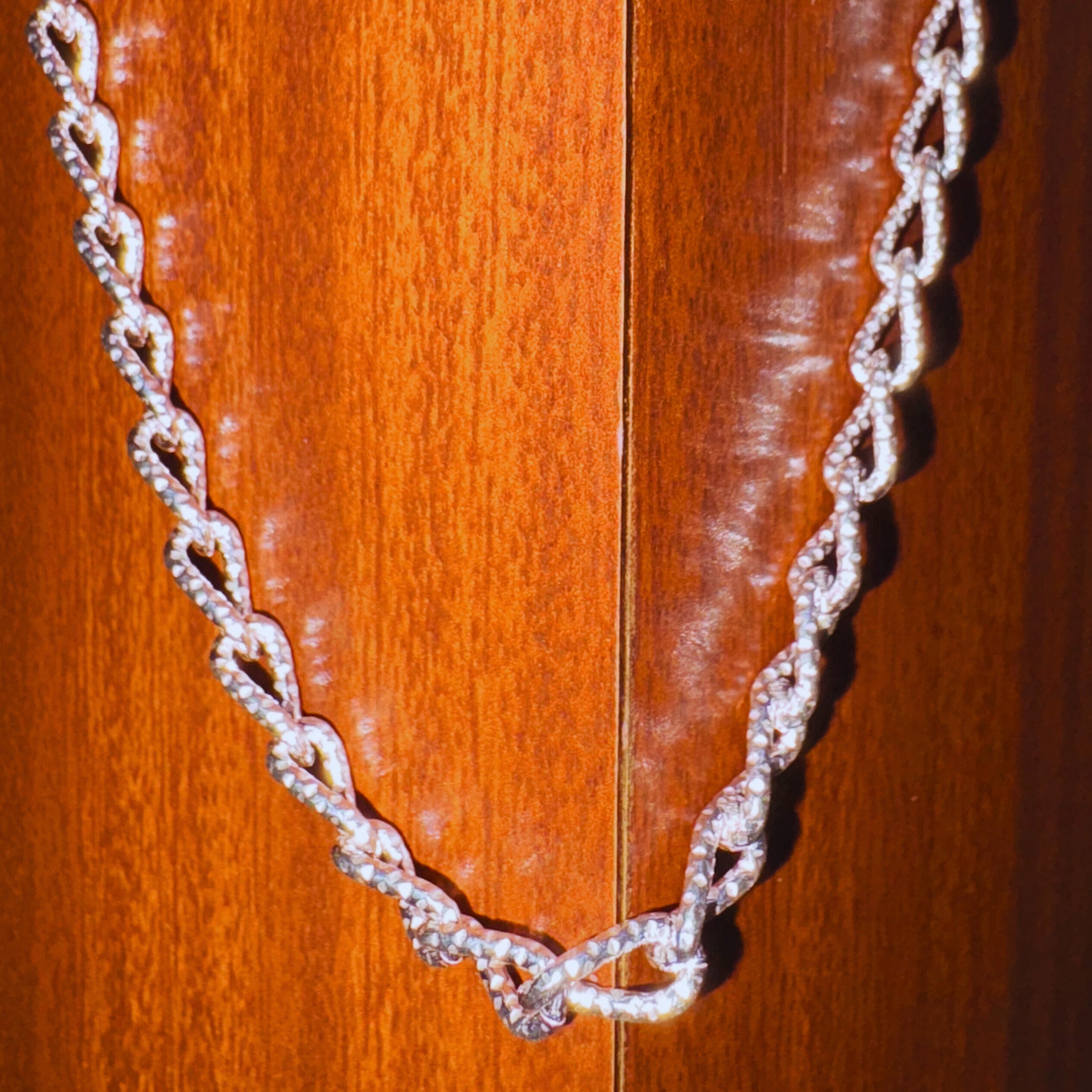 Blisse Allure 925 Sterling Silver Sparkling Link Chain for Men
