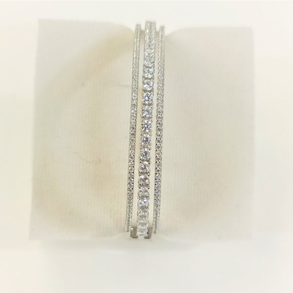 Blisse Allure Sterling Silver Clara Bangle