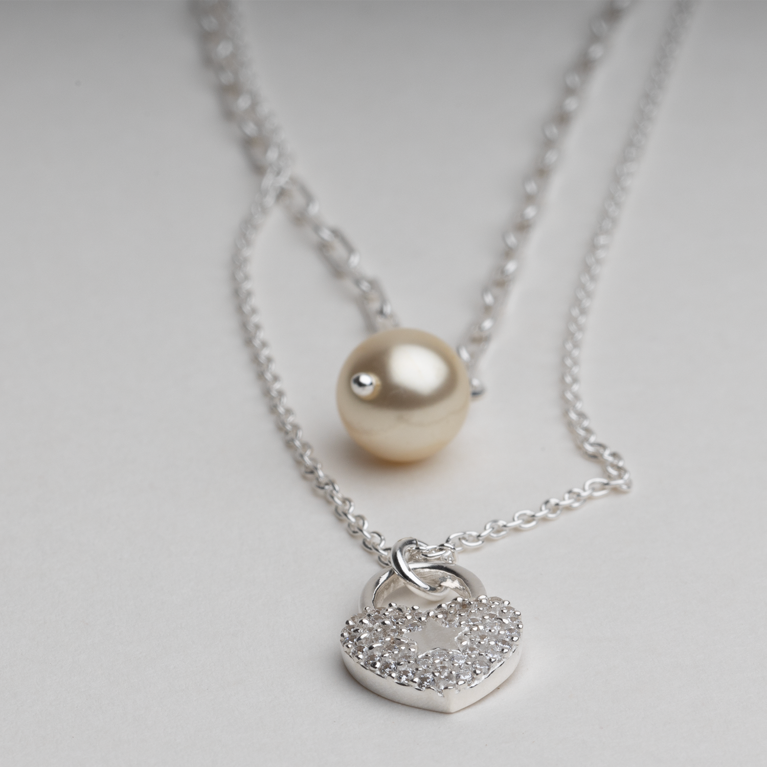 Buy Love Letter Sterling Silver Pendant Necklace by Mannash™ Jewellery