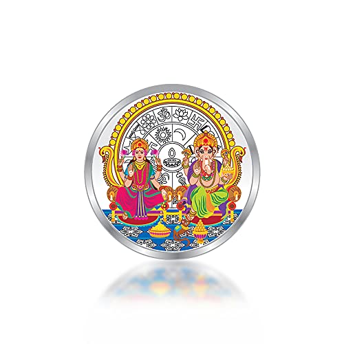 BLISSE ALLURE 999 LAKSHMIJI GANESHJI SILVER COIN 20 GM