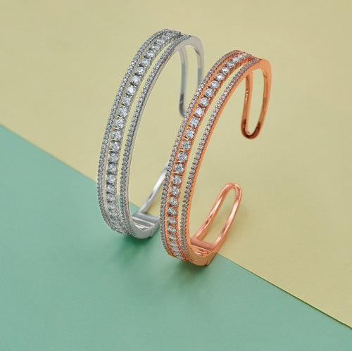 Blisse Allure Rose Gold Clara Bangle