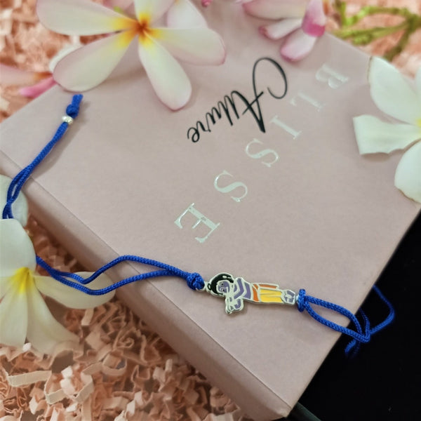 Blisse Allure 925 Sterling Lord Krishna Silver Rakhi