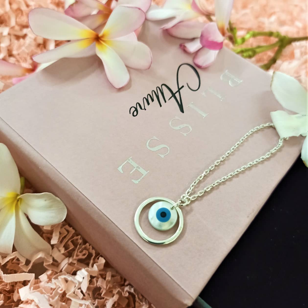 Blisse Allure 925 Sterling Evil Eye Silver Lumba Rakhi