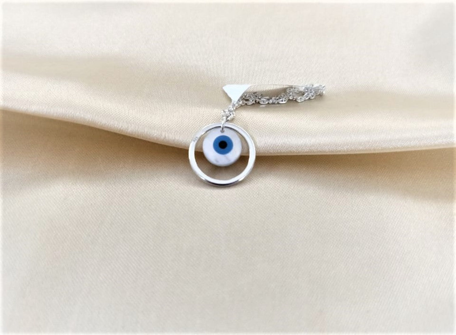Blisse Allure 925 Sterling Evil Eye Silver Lumba Rakhi