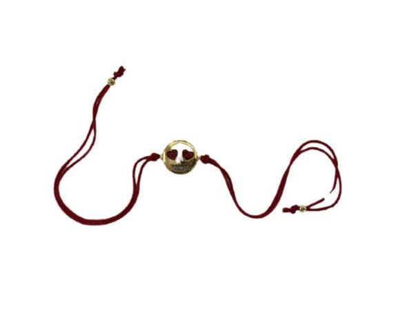 Blisse Allure 925 sterling Heart Smiley Silver Rakhi
