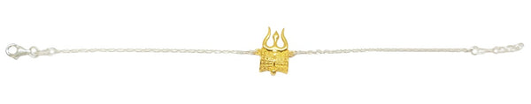 Blisse Allure Sterling Silver Shiv Trishul Rakhi