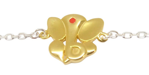 Blisse Allure 925 Sterling Silver Ganesha Rakhi Bracelet