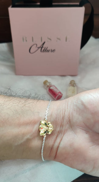 Blisse Allure 925 Sterling Silver Ganesha Rakhi Bracelet