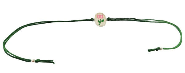 Blisse Allure 925 Sterling Silver Lotus Rakhi