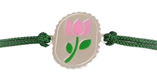 Blisse Allure 925 Sterling Silver Lotus Rakhi