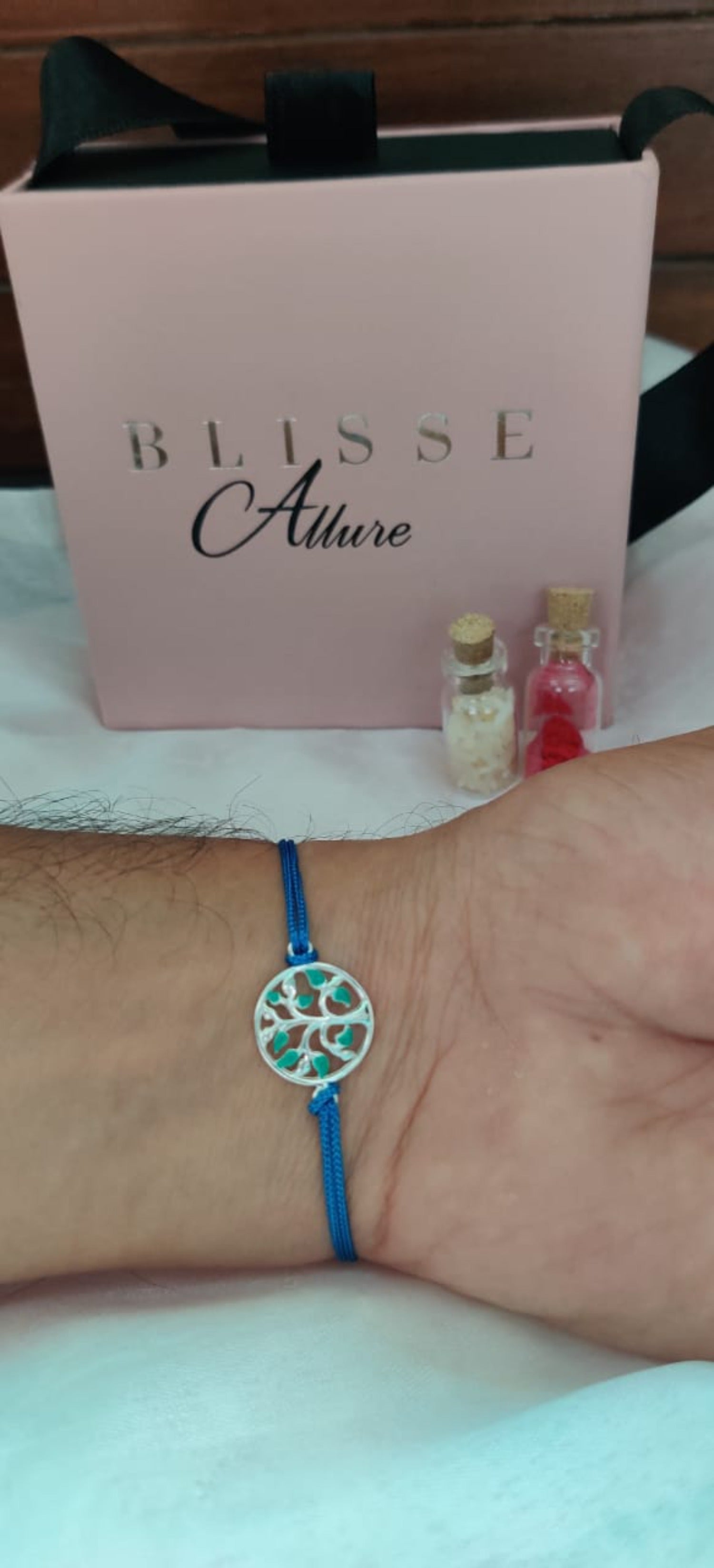 Blisse Allure Sterling Silver Tree of Life Rakhi for your dear Brother