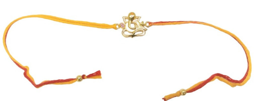 Blisse Allure Sterling Silver Ganesh Rakhi for your Brother