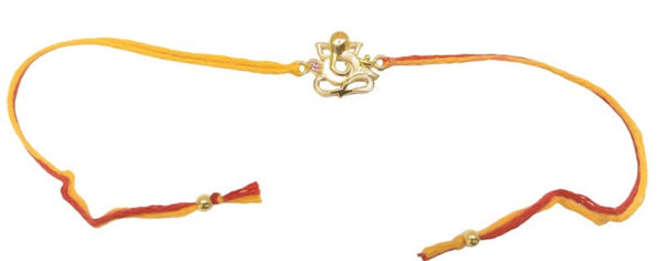 Blisse Allure Sterling Silver Ganesh Rakhi for your Brother