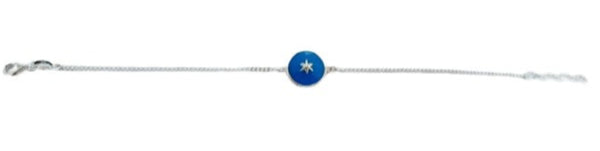 Blisse Allure Sterling Silver Evening Star Rakhi and Lumba Combo