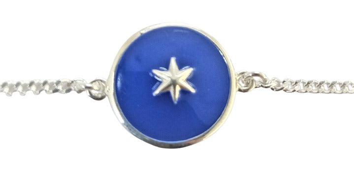 Blisse Allure Sterling Silver Evening Star Rakhi and Lumba Combo