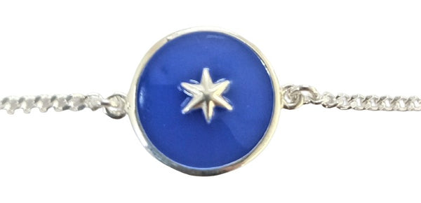 Blisse Allure Sterling Silver Evening Star Rakhi and Lumba Combo
