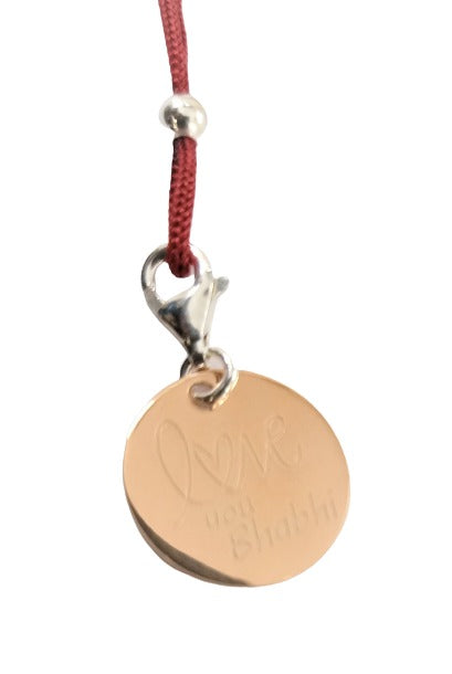 Blisse Allure Sterling Silver Love you message Rakhi and Lumba Combo