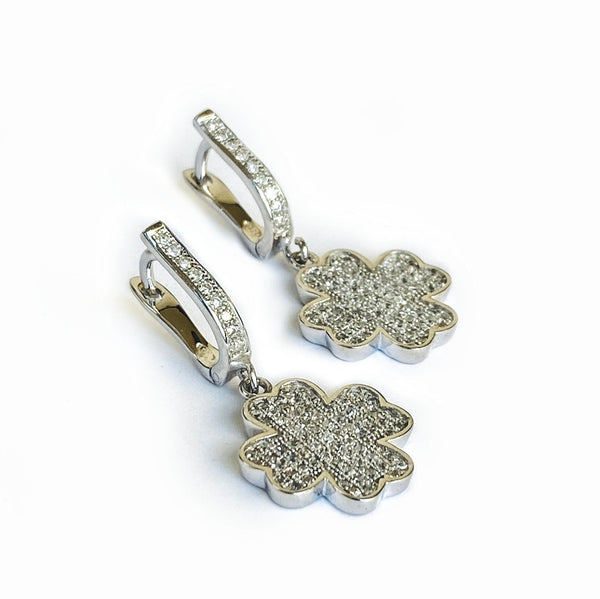 Blisse Allure 925 Sterling Silver White CZ Earrings